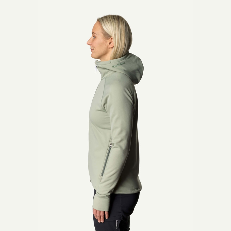 Houdini Power Houdi Women's Green Horizon
