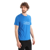 Icebreaker Tech Lite II SS Tee Alps 3D Lazurite