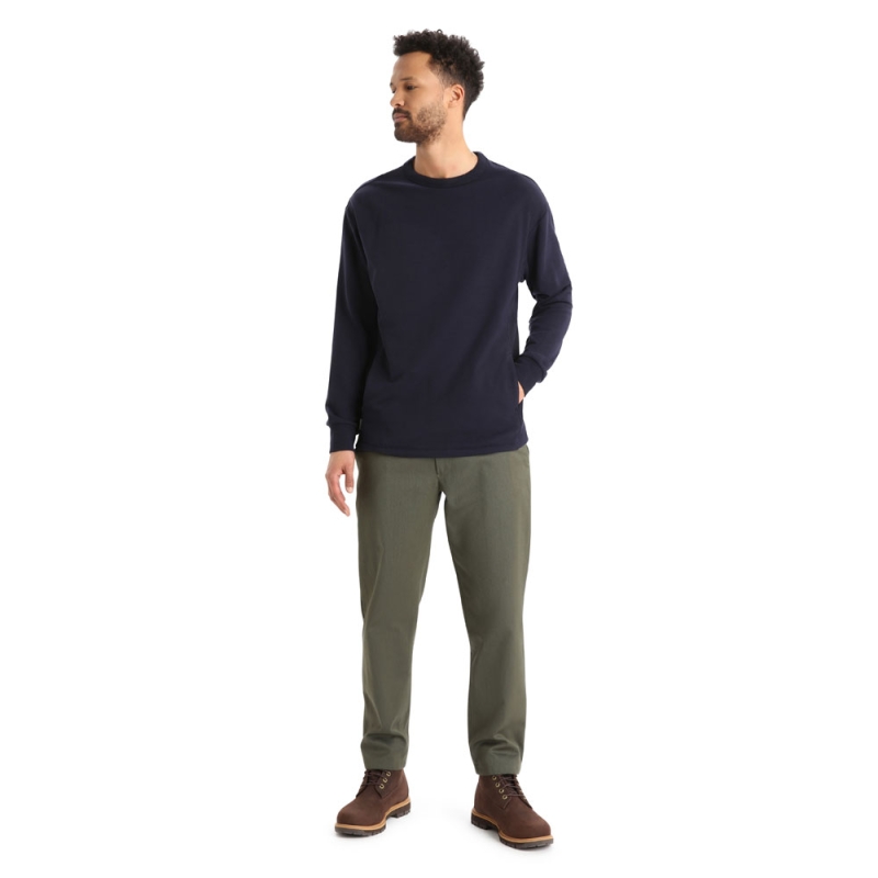 Icebreaker Dalston LS Sweatshirt Midnight Navy