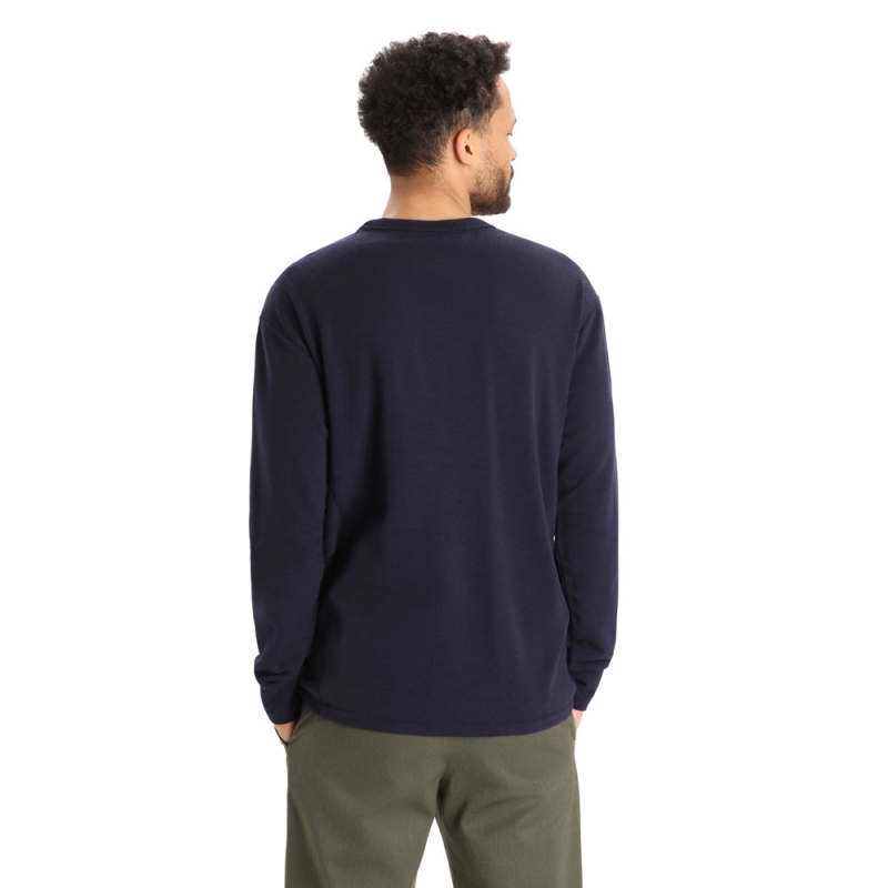 Icebreaker Dalston LS Sweatshirt Midnight Navy