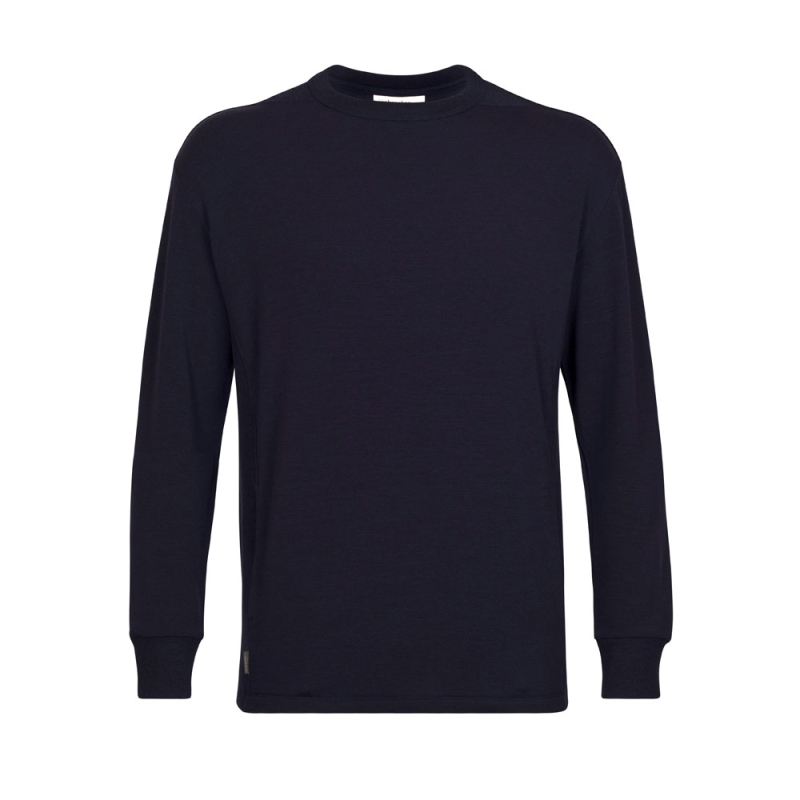 Icebreaker Dalston LS Sweatshirt Midnight Navy