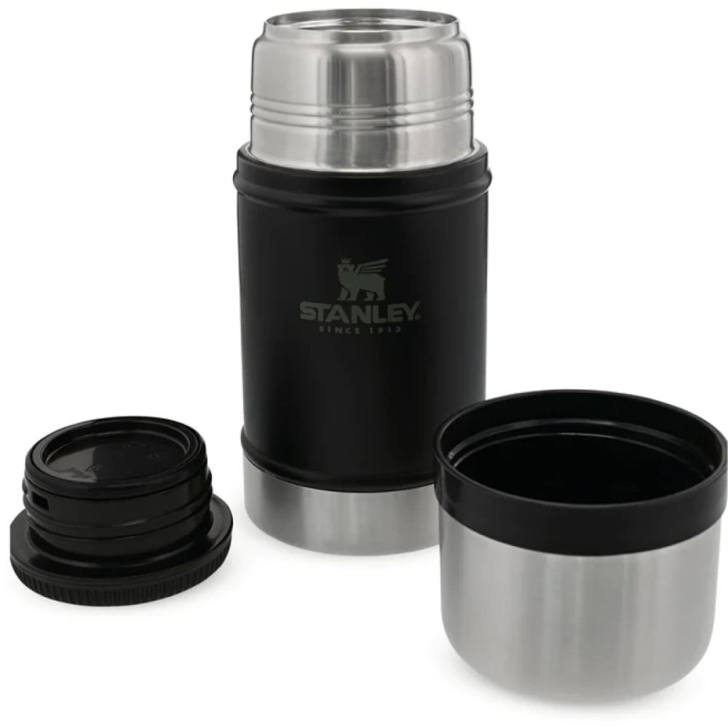 Stanley Classic+Adventure Vacuum Food Jar Dop 0.94+0.7L Black