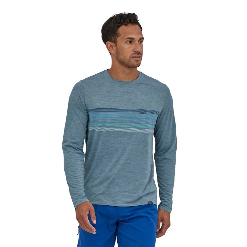 Patagonia L/S Cap Cool Daily Graphic Shirt Grey