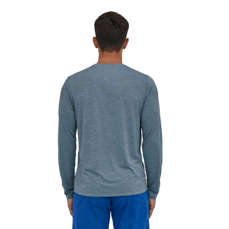 Patagonia L/S Cap Cool Daily Graphic Shirt Grey