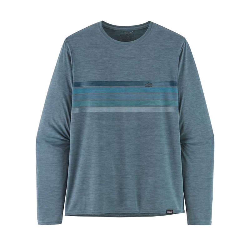 Patagonia L/S Cap Cool Daily Graphic Shirt Grey