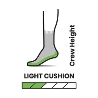 Smartwool Performance Hike Light Crush Crew Womens Charcoal