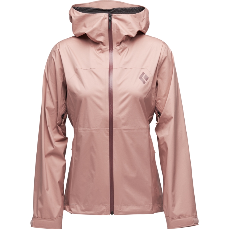 Black Diamond Stormline stretch Rain Shell Women's Chalk Pink