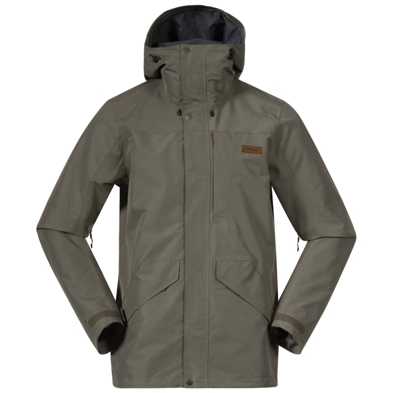 Bergans Nordmarka 2L Shell Jacket Green Mud