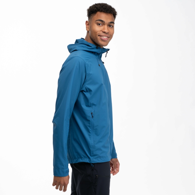 Bergans Skar Light Windbreaker Jacket North Sea Blue