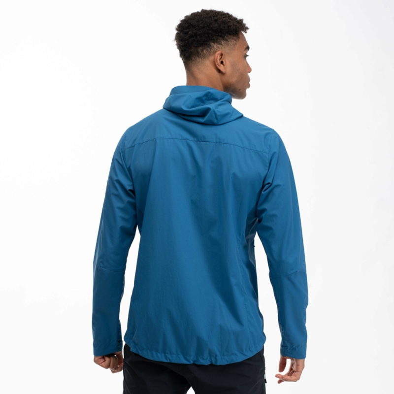 Bergans Skar Light Windbreaker Jacket North Sea Blue