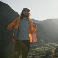Bergans Rabot Active Mid Hood Jacket Cloudberry Yellow