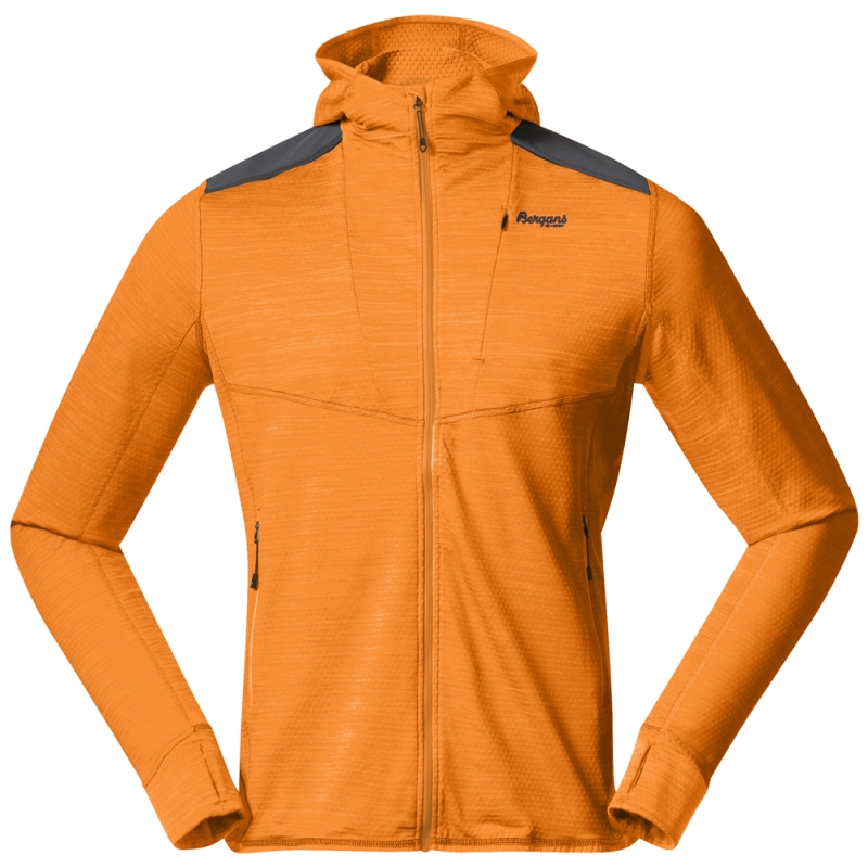 Bergans Rabot Active Mid Hood Jacket Cloudberry Yellow