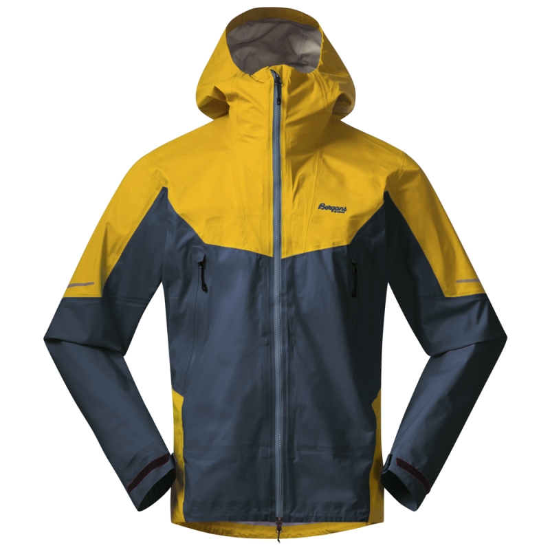 Bergans Senja 3L Jacket Orion Blue/Light Golden Yellow
