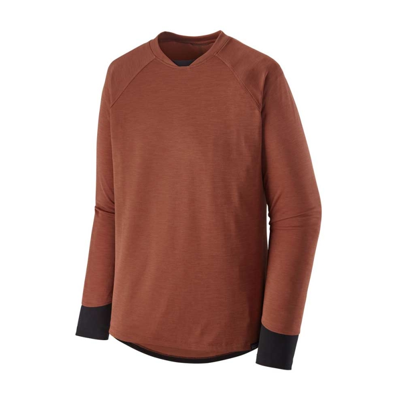 Patagonia Long Sleeve Dirt Craft Jersey Sisu Brown