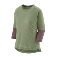 Patagonia Merino 3/4 Sleeve Bike Jersey Women's Salvia Green