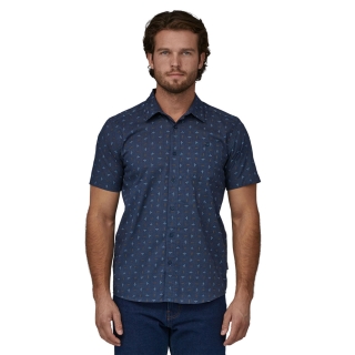 Patagonia Go To Shirt Flying Climb: Tidepool Blue