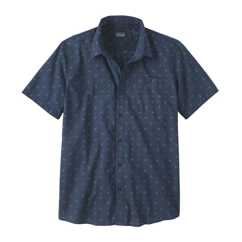 Patagonia Go To Shirt Flying Climb: Tidepool Blue