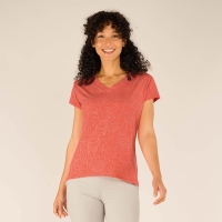 Sherpa Neha V-Neck Tee Women's SORBET LEAF