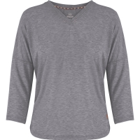 Sherpa Asha V-Neck 3/4 Sleeve Top Women's KHARANI GREY