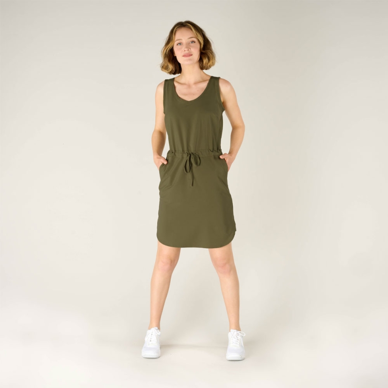 Sherpa Sajilo Dress Women's EVERGREEN