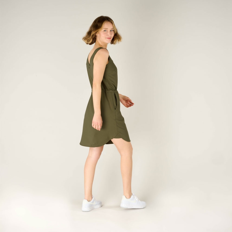 Sherpa Sajilo Dress Women's EVERGREEN