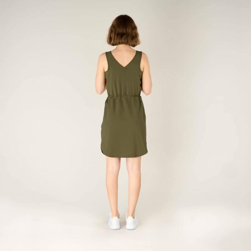 Sherpa Sajilo Dress Women's EVERGREEN
