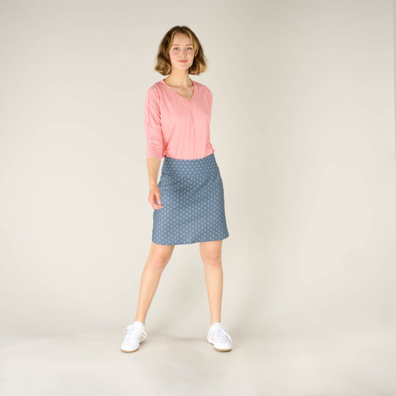 Sherpa Sajilo Adventure Skort Women's HAZE MICRO GEO