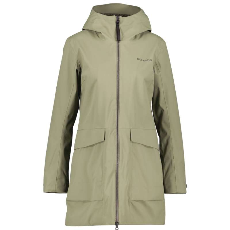 Didriksons Folka Parka 6 Women's Dusty Olive