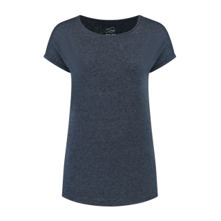 Blue Loop Originals Woolcel Tshirt Women's Mood Indigo