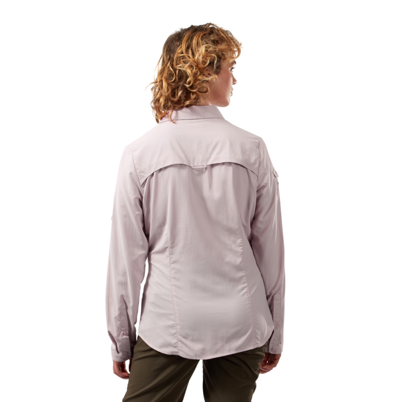 Craghoppers Nosilife Adventure LS Shirt Women's Brushd Lilac