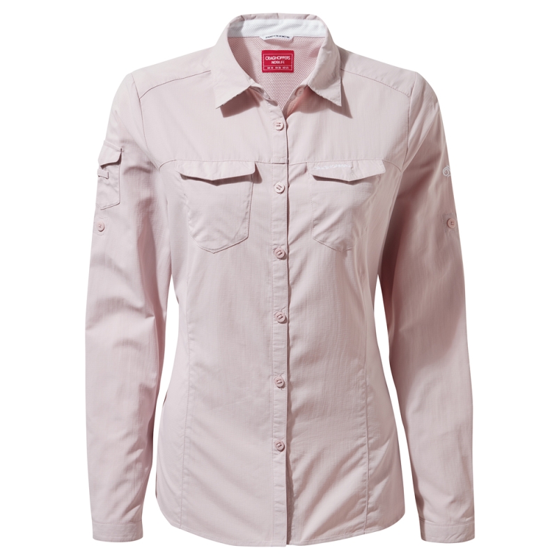 Craghoppers Nosilife Adventure LS Shirt Women's Brushd Lilac