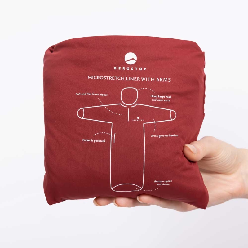 Bergstop MicroStretch Liner dark red