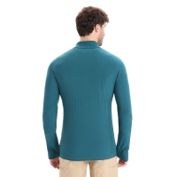 Icebreaker Descender LS Zip Green Glory