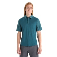 Icebreaker Hike Short Sleeve Top Green Glory
