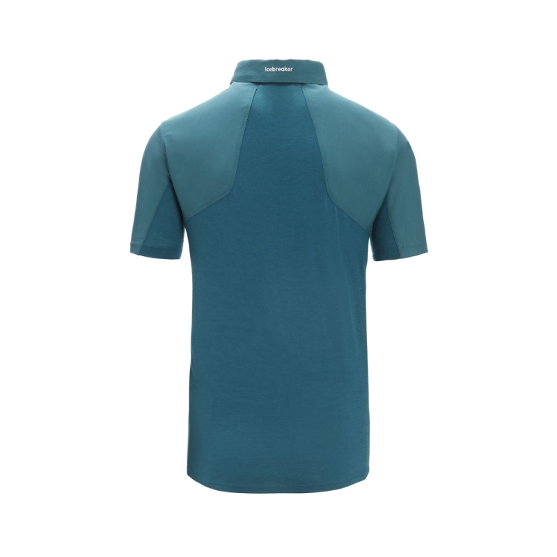 Icebreaker Hike Short Sleeve Top Green Glory
