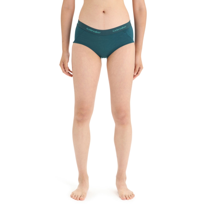 Icebreaker Sprite Hot pants Women's Green Glory