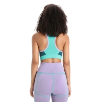 Icebreaker ZoneKnit Sport Bra Women's Fresh/Green Glorie