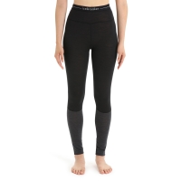 Icebreaker 125 ZoneKnit Leggings Women's Black/ Jet Hthr