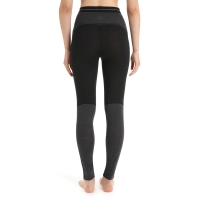 Icebreaker 125 ZoneKnit Leggings Women's Black/ Jet Hthr