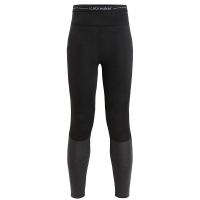 Icebreaker 125 ZoneKnit Leggings Women's Black/ Jet Hthr
