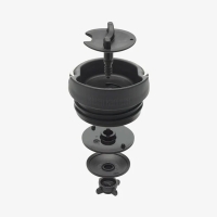 Klean Kanteen Isolatiefles TKWide 355ml met koffiedop Brushed Stainless