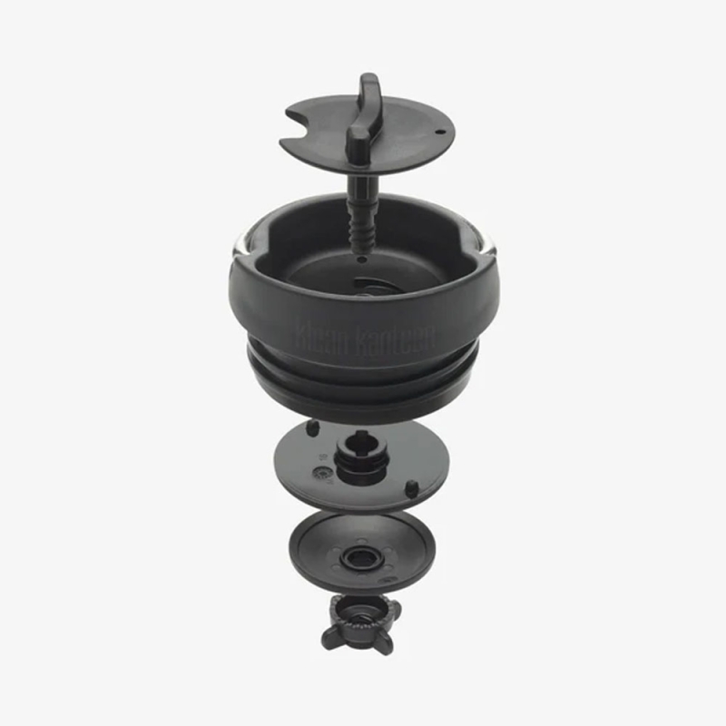 Klean Kanteen Isolatiefles TKWide 355ml met koffiedop Brushed Stainless