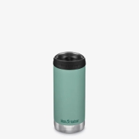 Klean Kanteen Isolatiefles TKWide 355lml/12oz met koffiedop Beryl Green