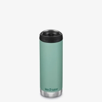 Klean Kanteen Isolatiefles TKWide 473ml/16oz met koffiedop Beryl Green