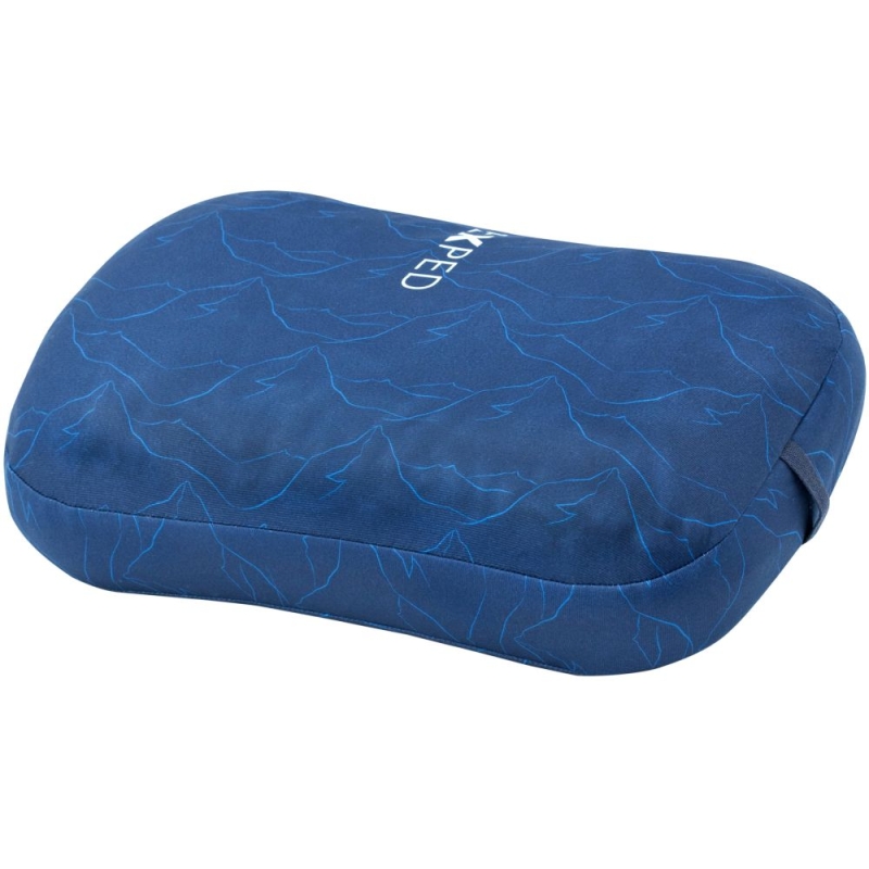 Exped REM Pillow M Blue Mountain Print