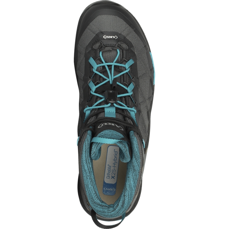 AKU Rocket Mid Gtx Women's Black/Turquoise
