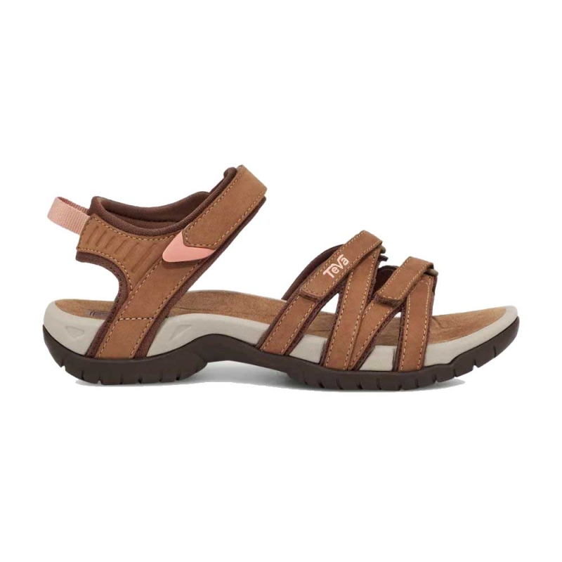Teva Tirra Leather Women's Honey Brown dames sandaal