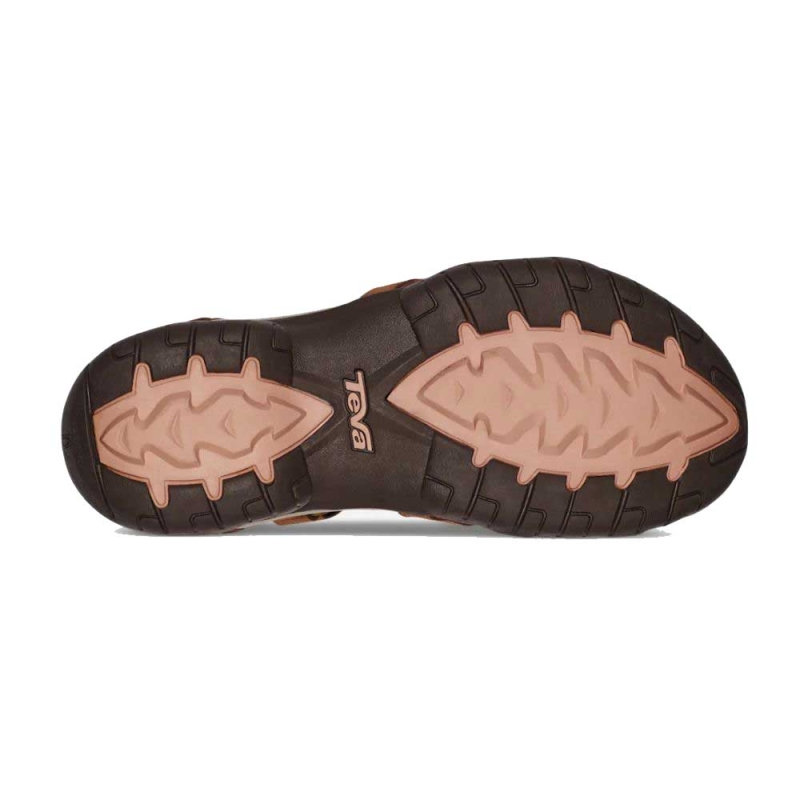 Teva Tirra Leather Women's Honey Brown dames sandaal