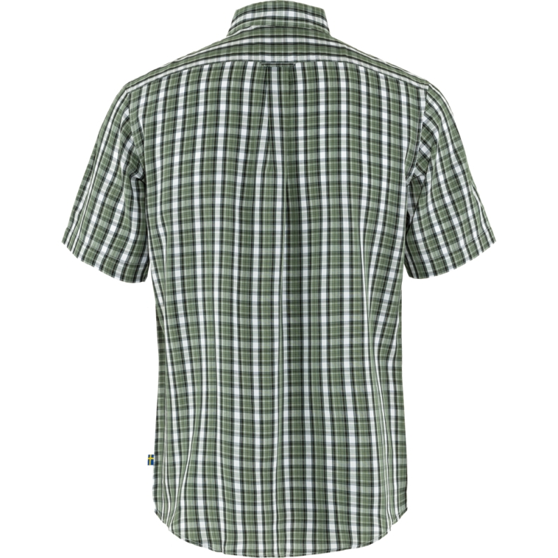 Fjällräven Abisko Cool Shirt Short Sleeve Patina Green-Dark Navy