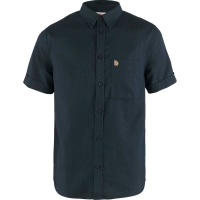 Fjällräven Övik Travel Shirt Short Sleeve Dark Navy